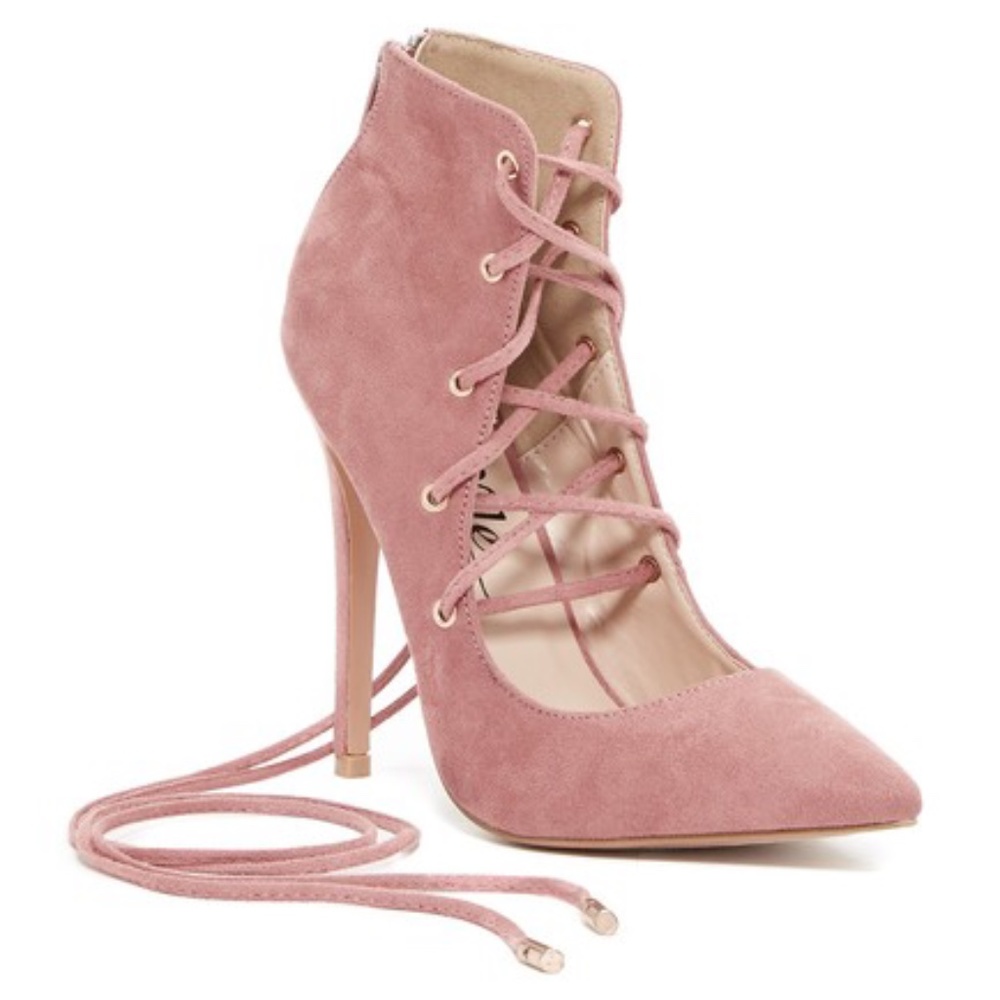 NEW So Me | NUDE Tie Up Shoes